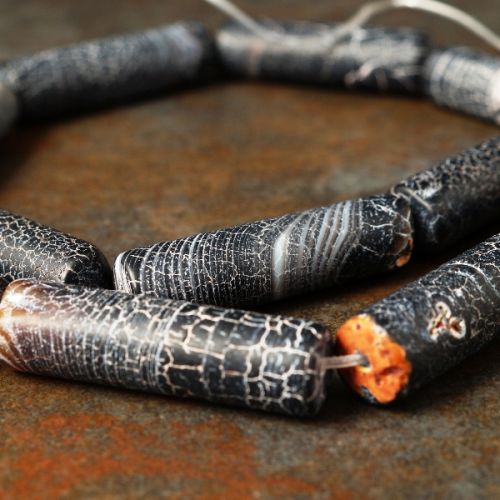 Black Agate Beads