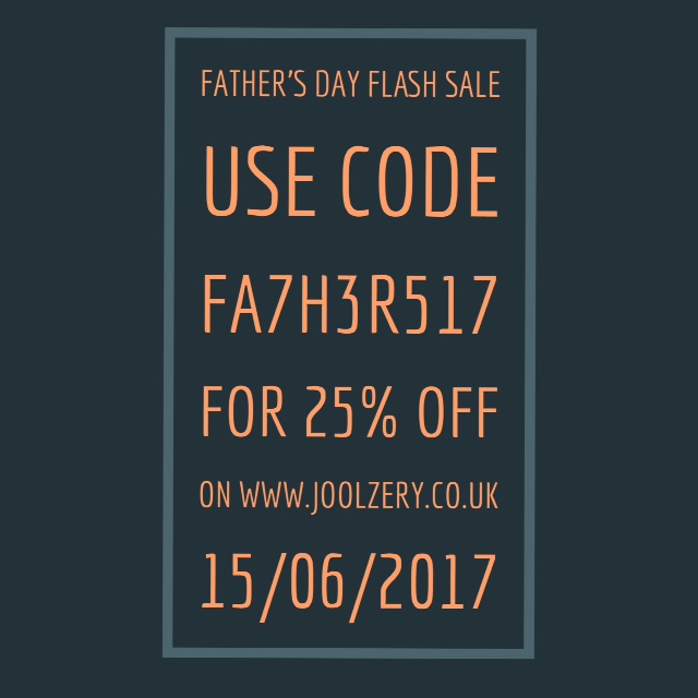 Joolzery Fathers Day Flash Sales Code