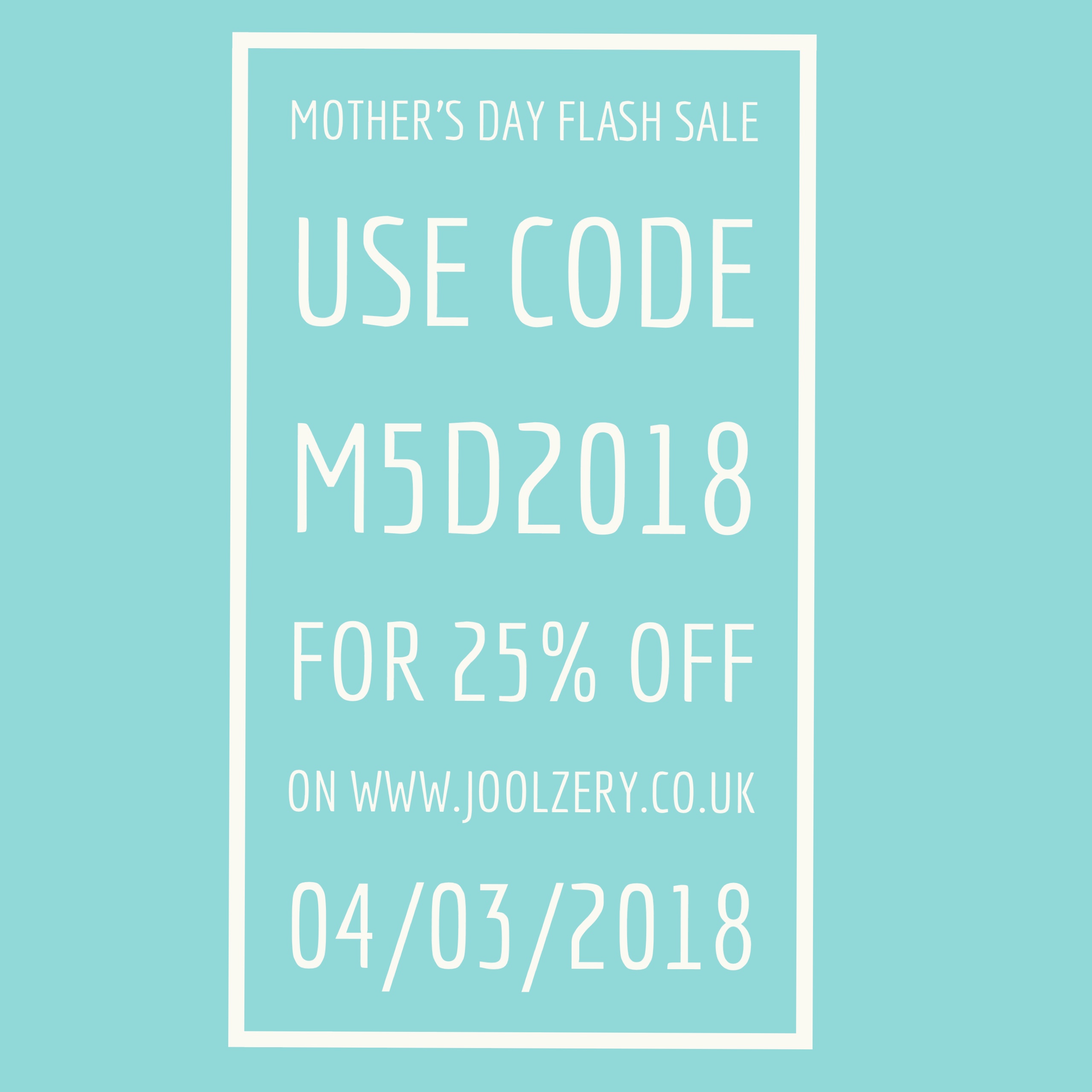 Joolzery Mothers Days Flash Sale Code