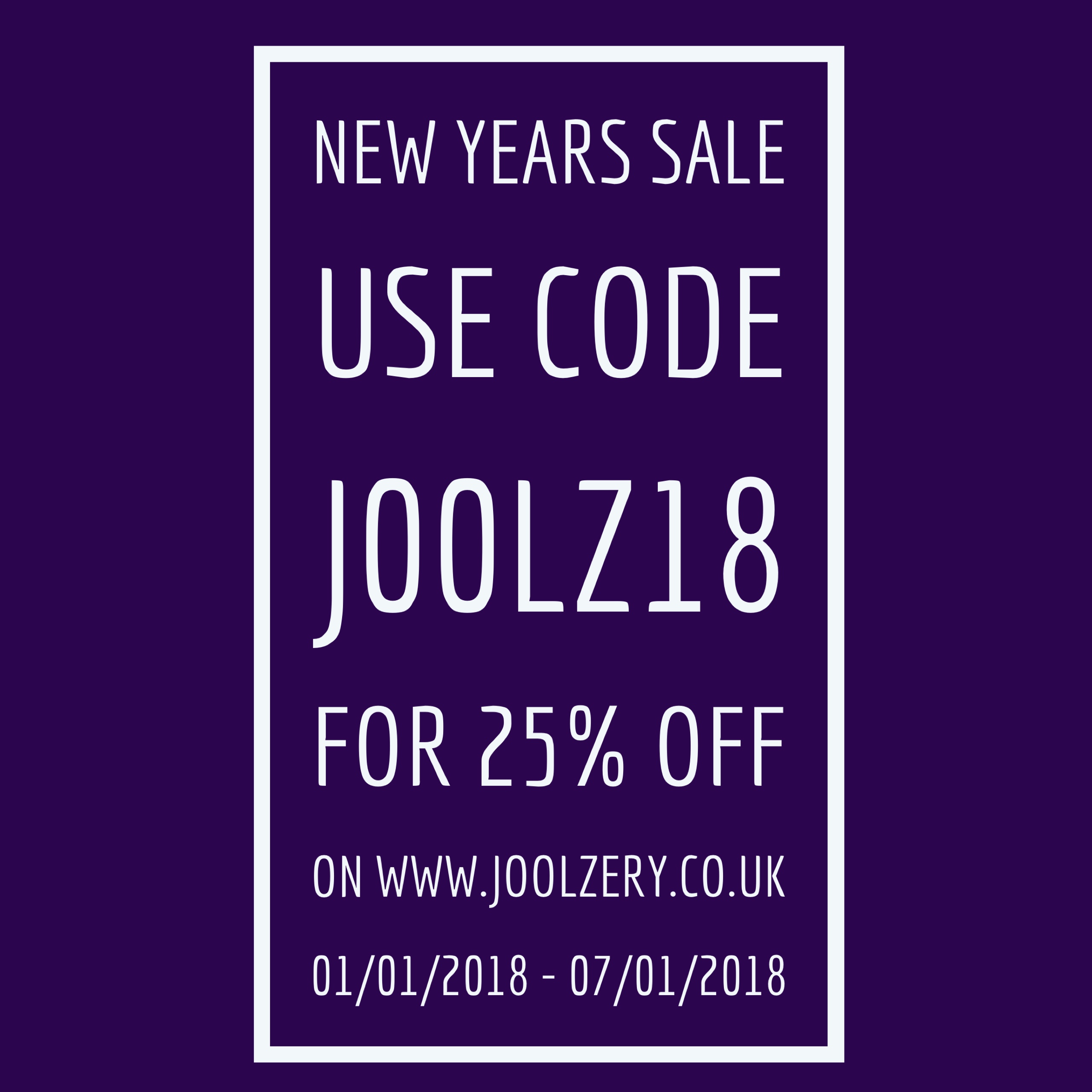 Joolzery January Sales Code