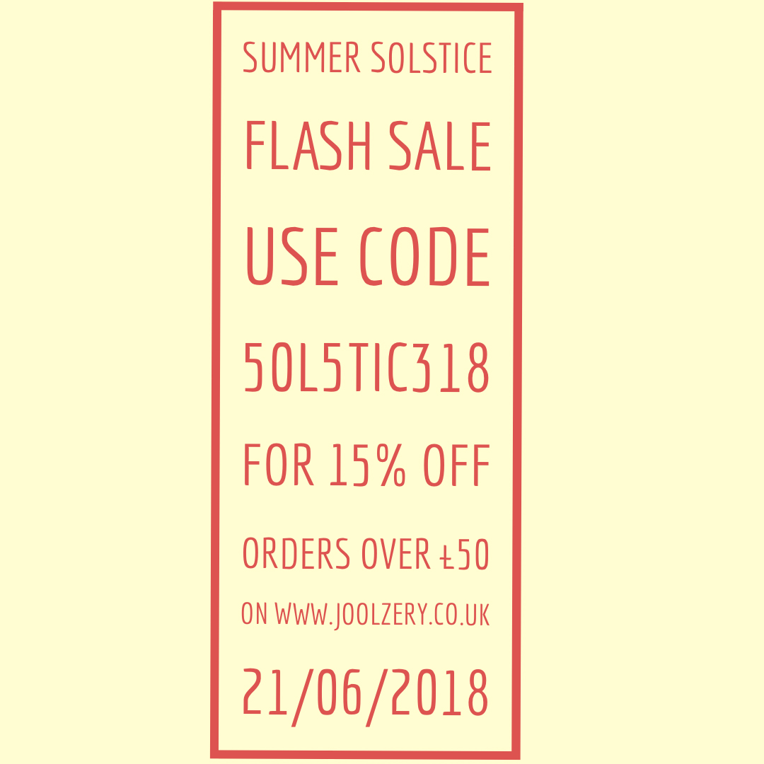 Summer Solstice Flash Sale 2018 Voucher code