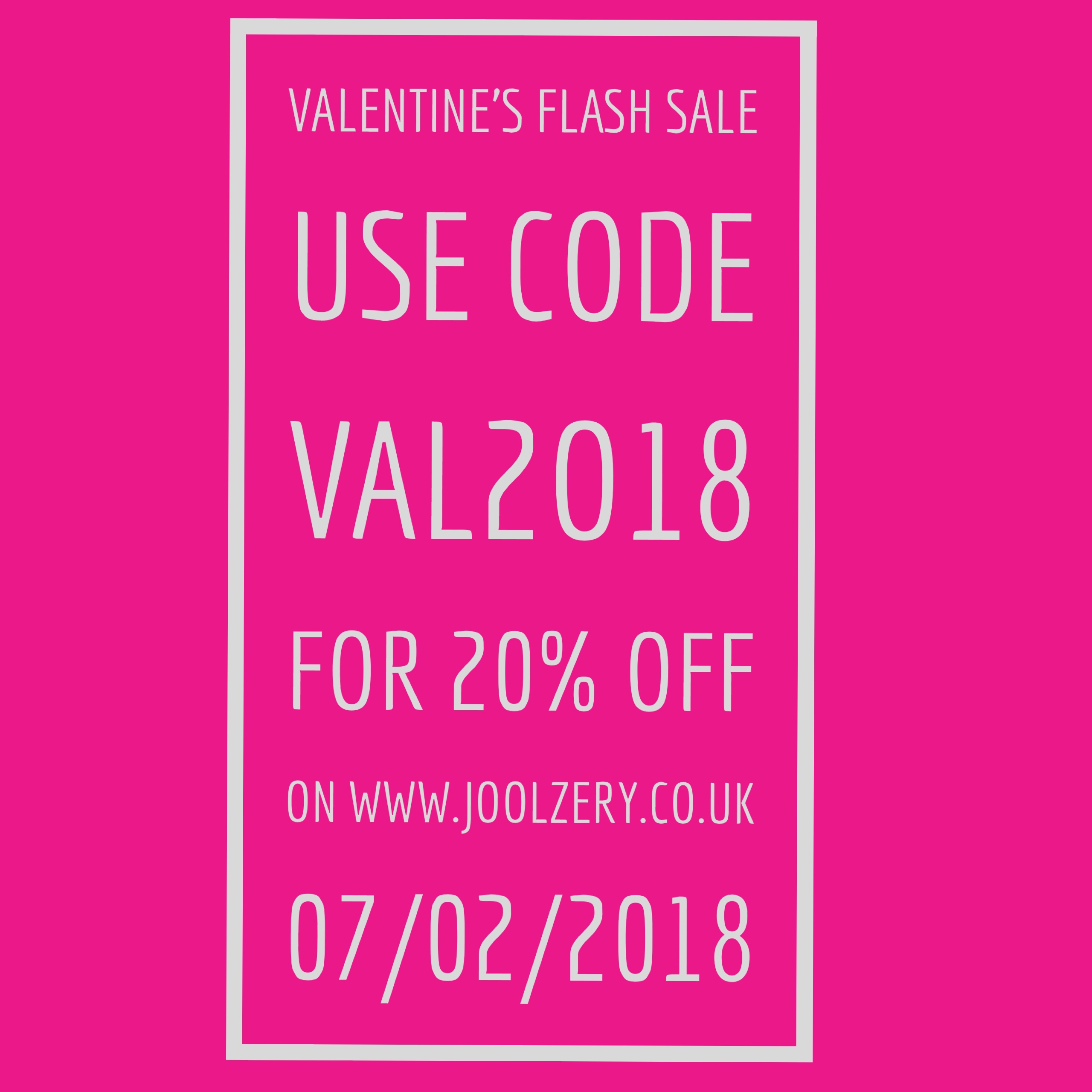 Joolzery Valentines Days Flash Sale Code