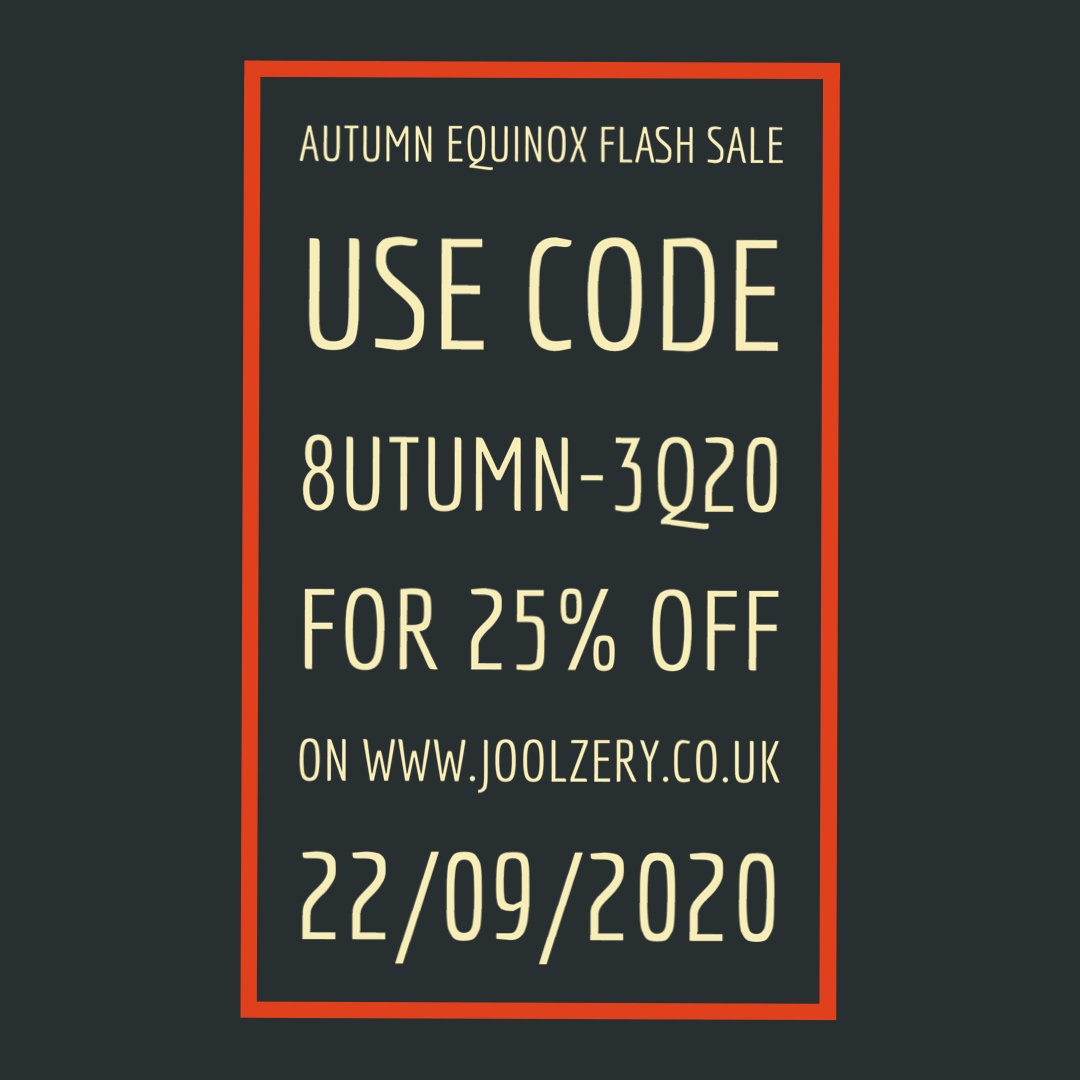 Joolzery 2020 Autumn Equinox Flash Sale Voucher