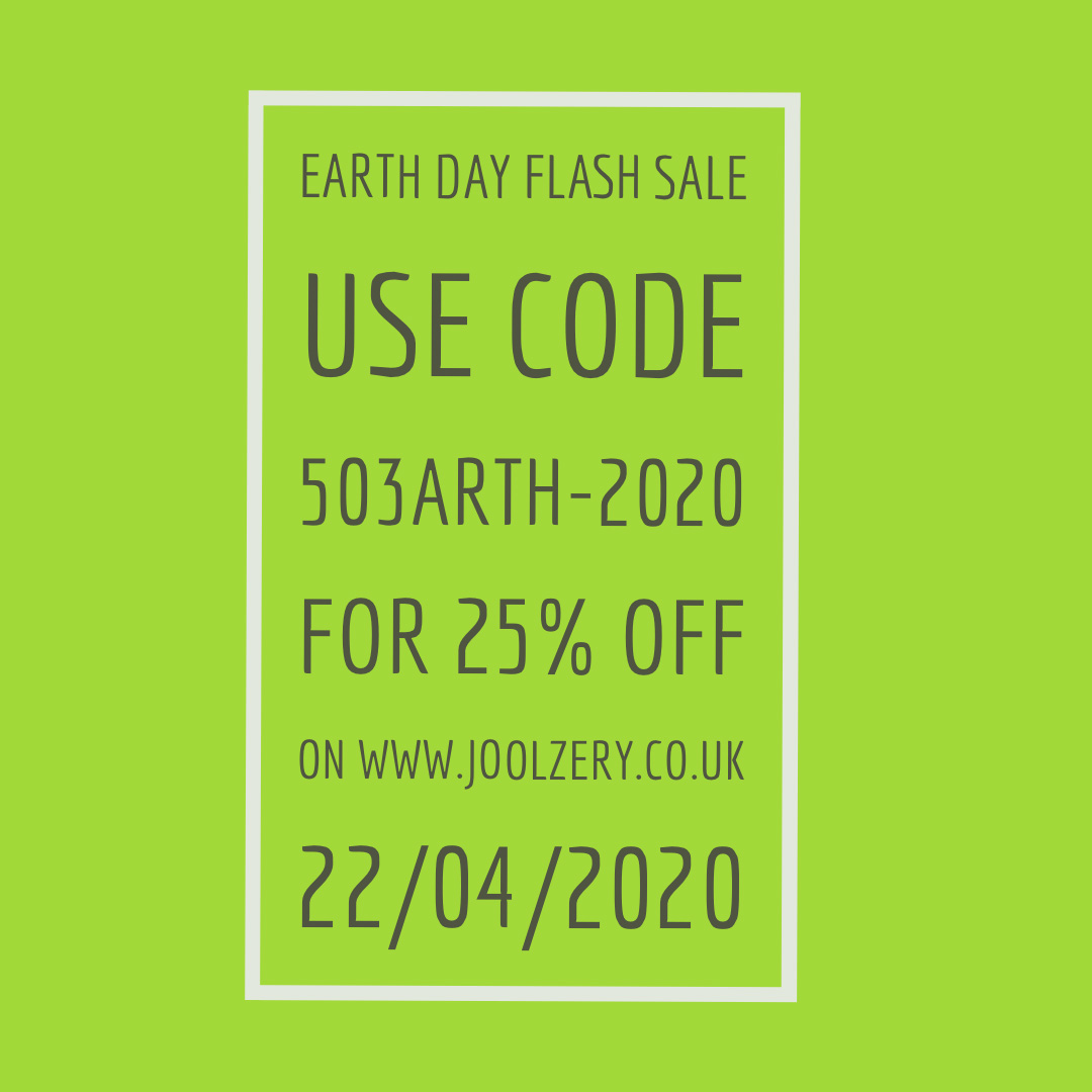Joolzery April 2020 Earth Day Sales Voucher