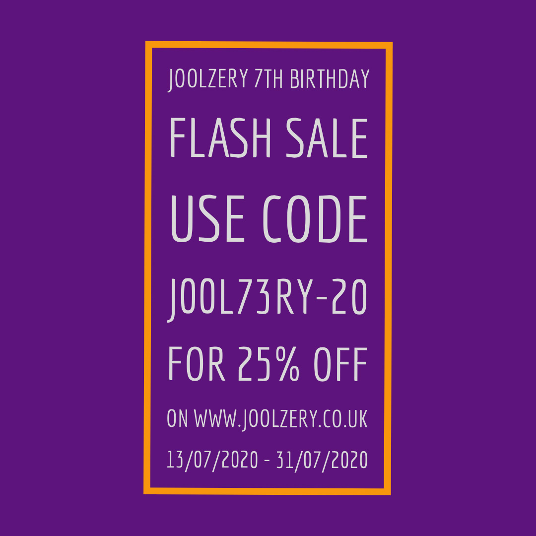 Joolzery 7th Birthday Flash Sale Voucher code