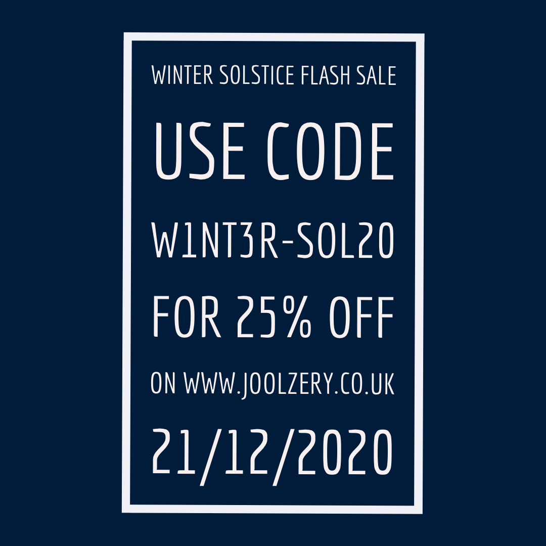 Joolzery 2020 Winter Solstice Flash Sale Voucher