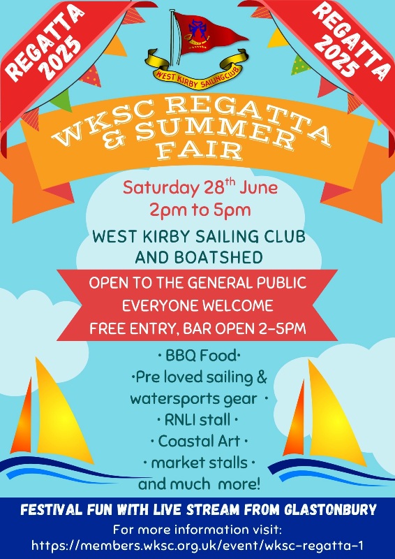 West Kirby Sailing Club Regatta and Summer Fair Flyer