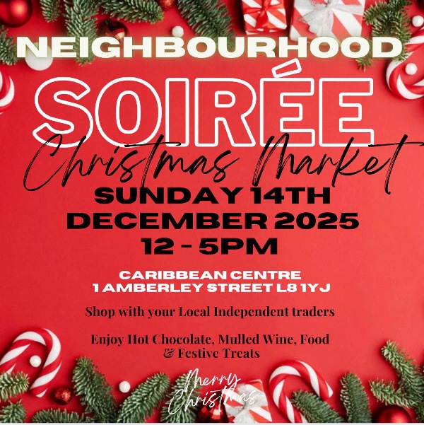 Neighbourhood Soiree Cheistmas Market flyer