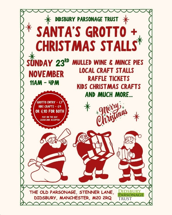 2025 DPT Santas Grotto + Christmas Stalls Flyers