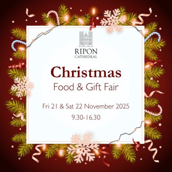 2025 Ripon Cathedral Christmas Gift and Food Fair flyer