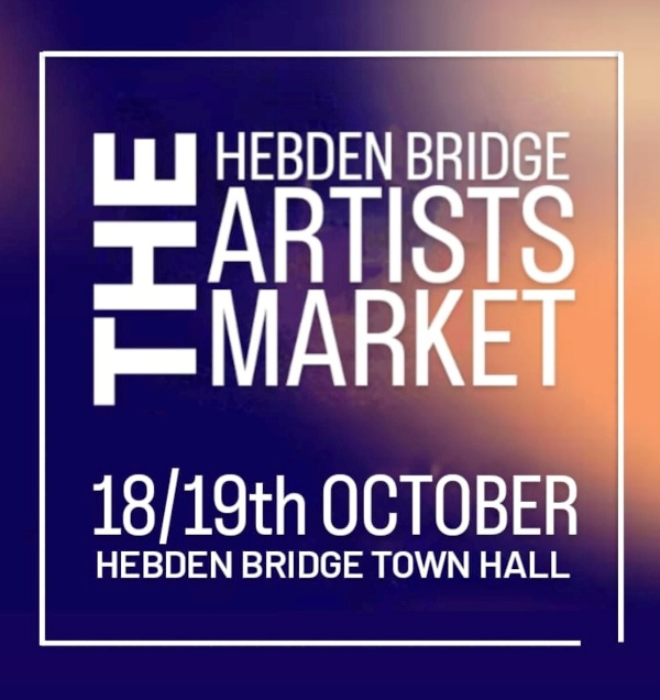 2025 October The Hebden Bridge Artists Market flyer