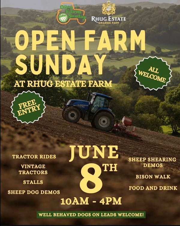 Open Farm Sunday Rhug Estate Flyer