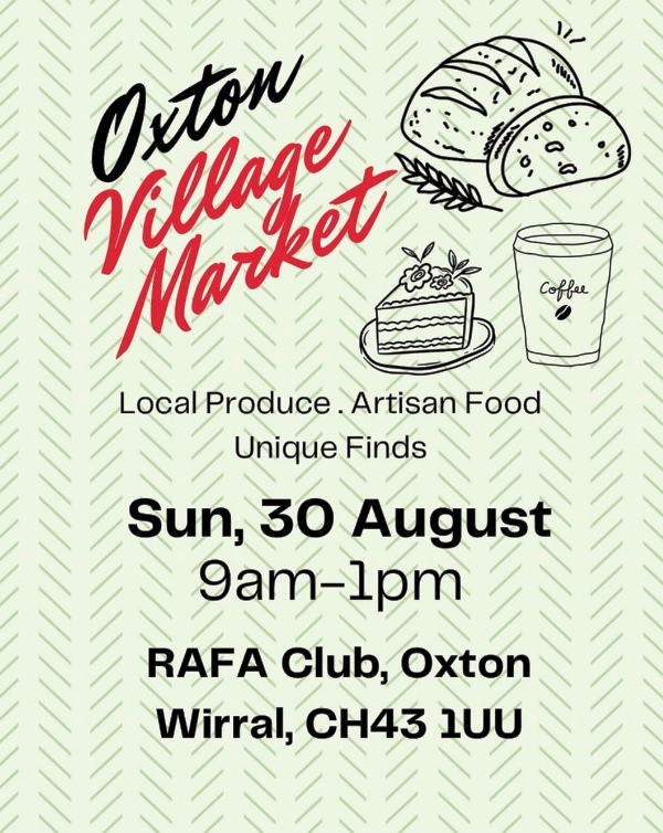 2026 August Oxton Village Market Flyer