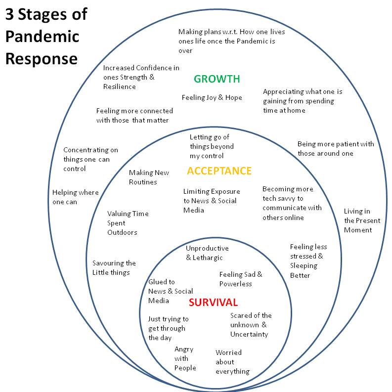 3 stages of Coronavirus Pandemic Response