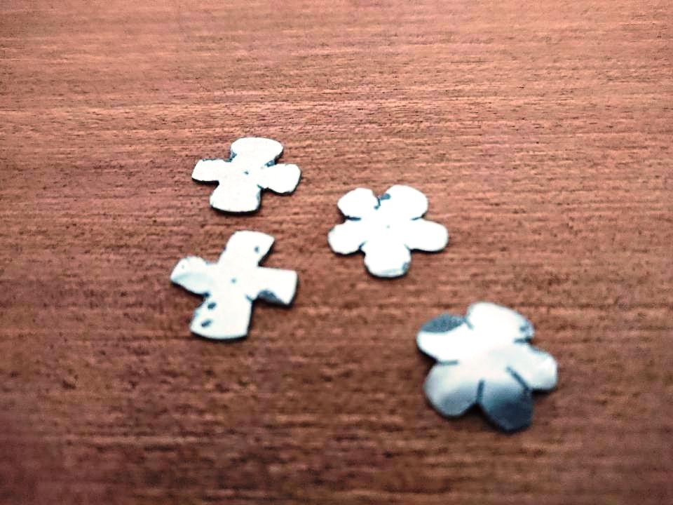 Handmade Aluminium Flower beads