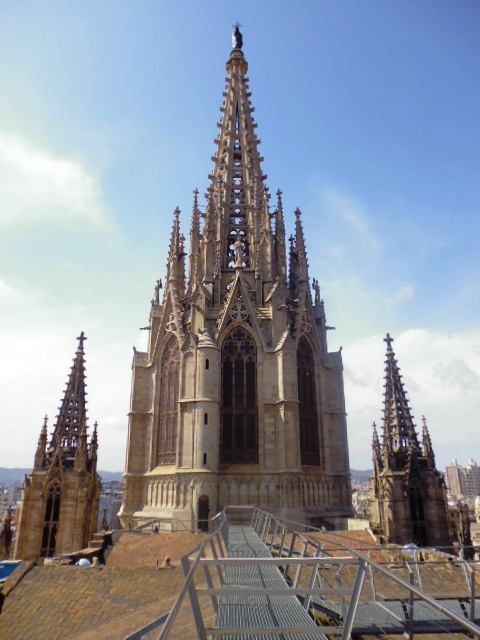 Barcelona Cathedral Spires