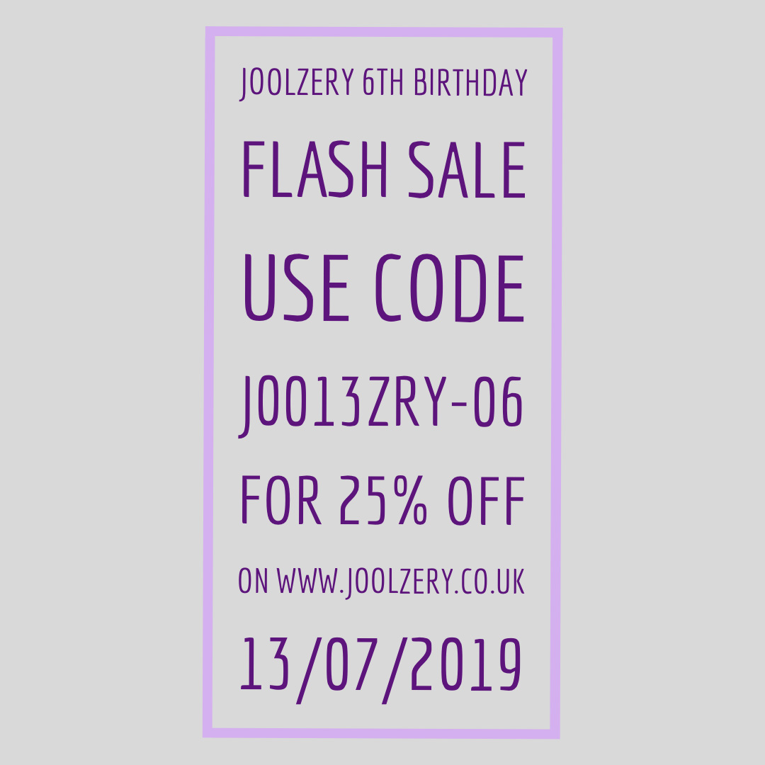 Joolzery 6th Birthday Flash Sale Voucher code