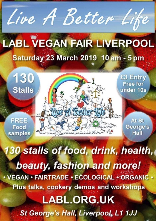 Live A Better Life Vegan Fair Flyer