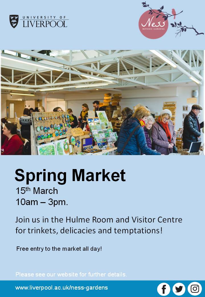 Ness Gardens 2020 Spring Market Flyer