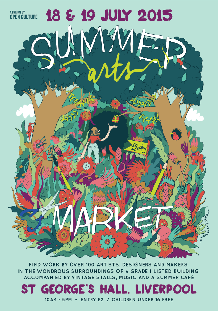 Summer Arts Market 2015 Flyer