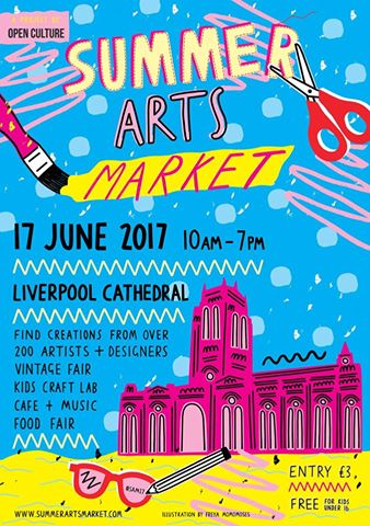 The Summer Arts Market at Liverpool Cathedral