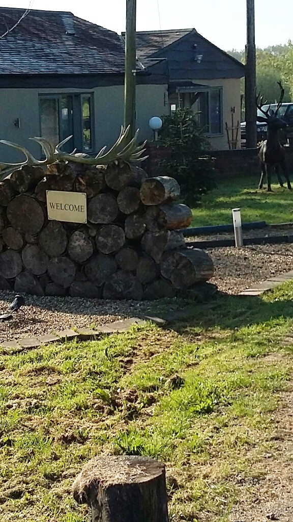 The Stables Deeat Park Farm Welcome Sign