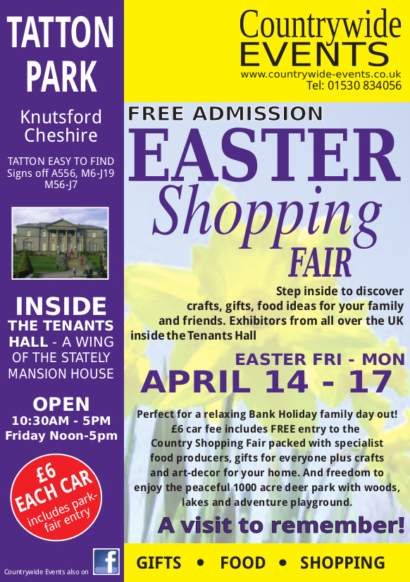 Tatton Park Easter Shopping Fair 2017