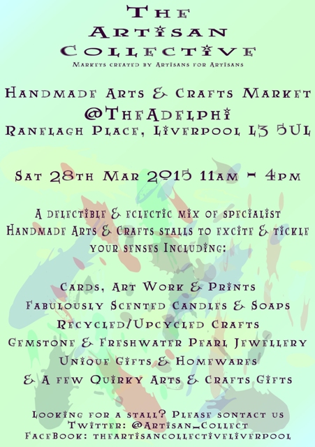 The Artisan Collective March Handmade Arts & Crafts Market Flyer