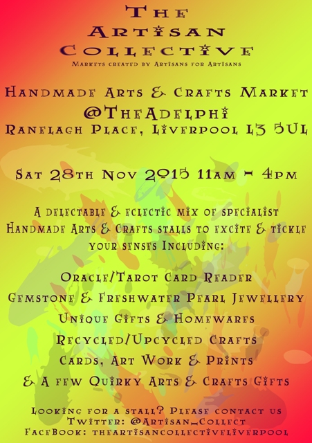 The Artisan Collective - November Handmade Arts & Crafts Market @TheAdelphi