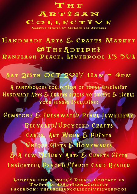 The Artisan Collective - October Handmade Arts & Crafts Market @TheAdelphi