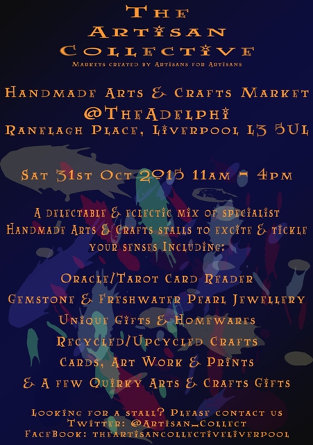 October Handmade Arts & Crafts Market @TheAdelphi