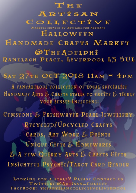 The Artisan Collective - Halloween Handmade Crafts Market @TheAdelphi