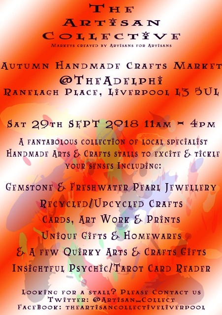 The Artisan Collective - Autumn Handmade Crafts Market @TheAdelphi