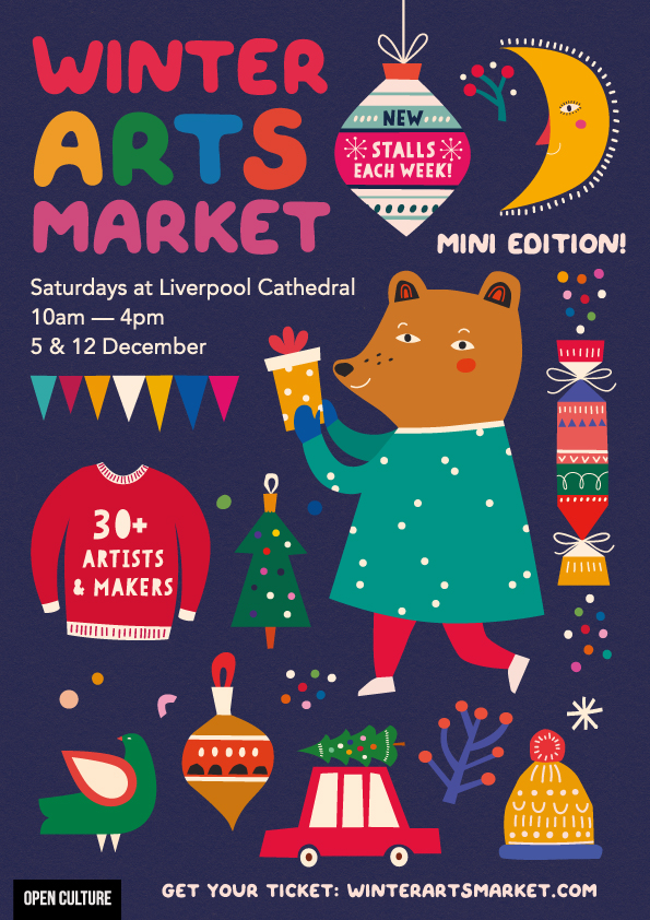 2020 Winter Arts Market in the Liverpool Cathedral with Open Culture
