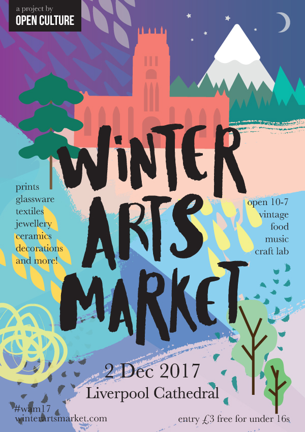 Open Culture Winter Arts Market 2017 flyer