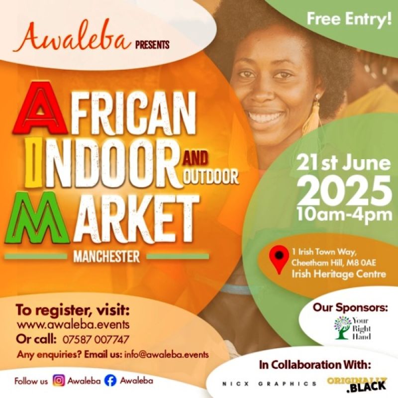 Awaleba African Market Machester Flyer