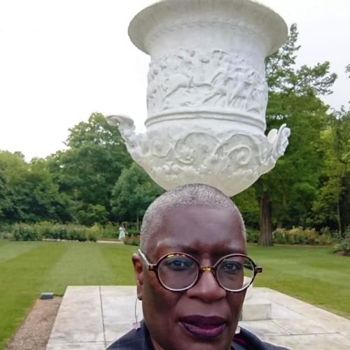 Waterloo Vase in Buckingham Palace Garden 15ft tall