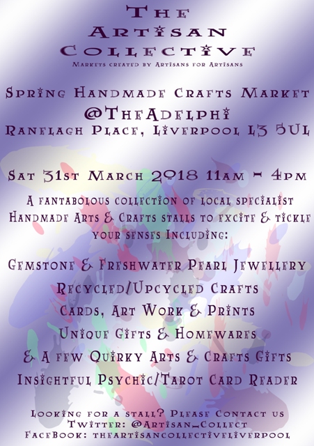 The Artisan Collective - Spring Handmade Crafts Market @TheAdelphi