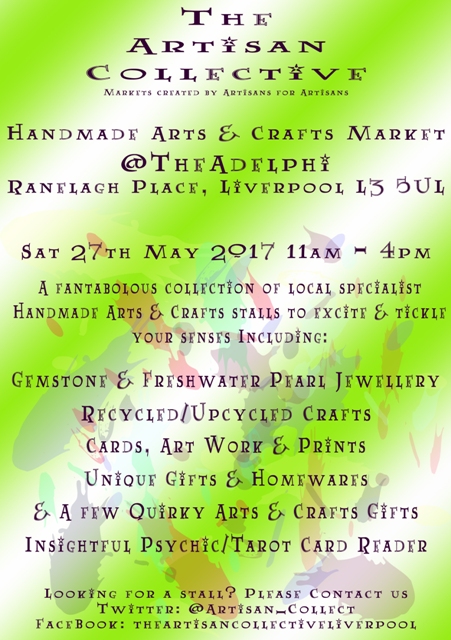 The Artisan Collective - May Handmade Arts & Crafts Market @TheAdelphi