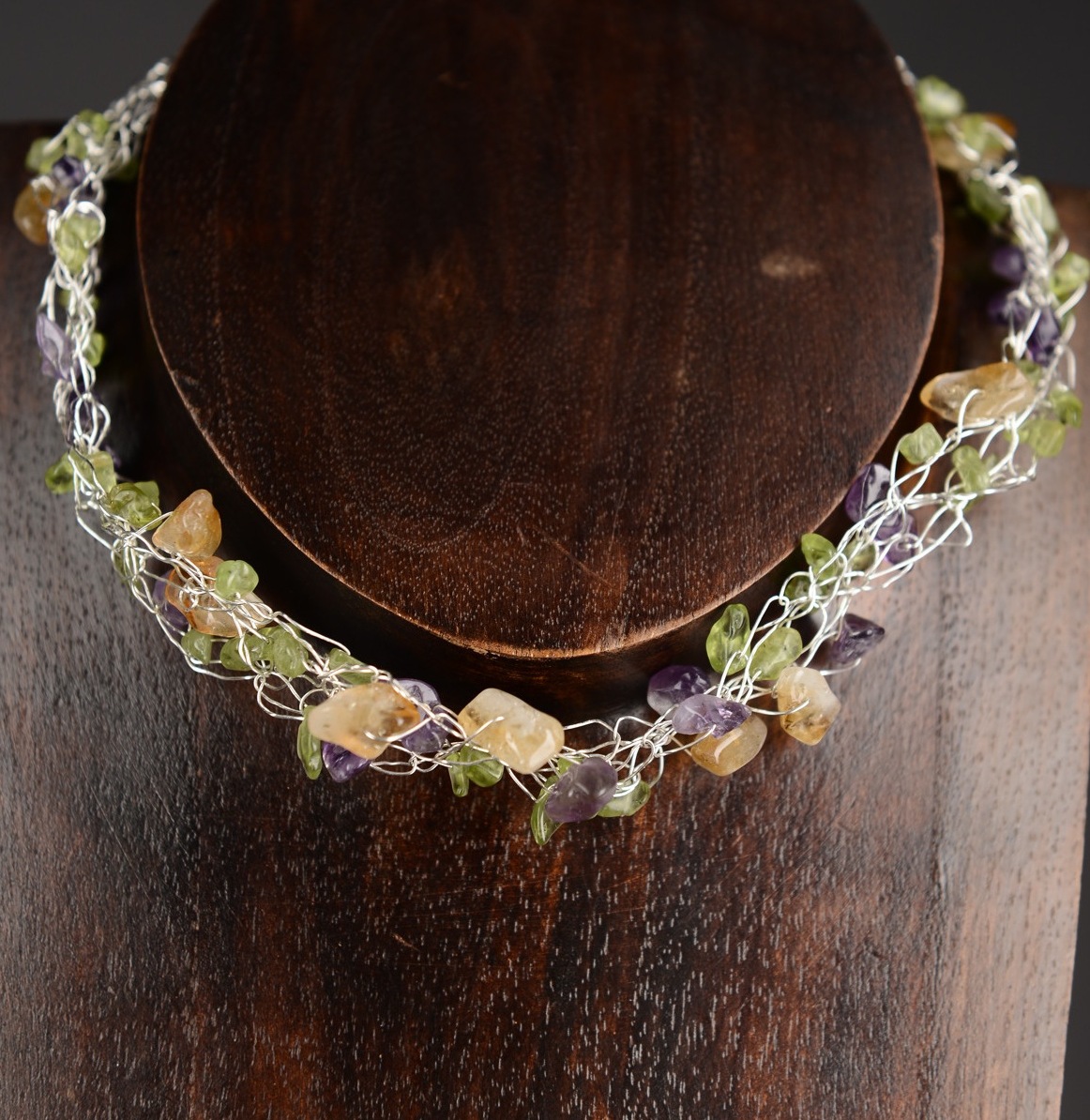 Abundance Crochet Choker Necklace