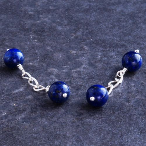 Lapis Lazuli Cufflinks 01 Full View