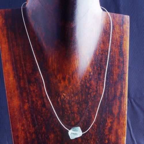 Floating Blue Fluorite Pendant 01 Full View