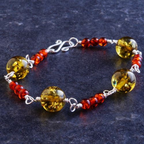 Tribal Amber Bracelet 01 Full View