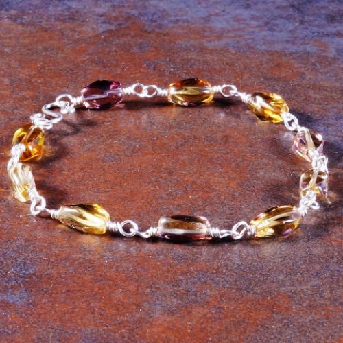 Twisted Ametrine Bracelet 02 Full View