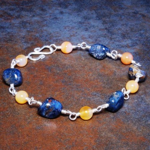 Carnelian Pietersite Bracelet 01 Full View