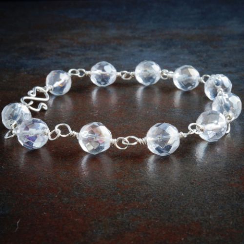 Faceted Quartz Bracelet 01 Full View