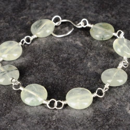 Prehnite Bracelet 01 Full View