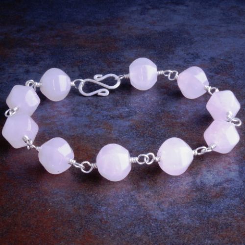 Rose Quartz Pumpkin Love Bracelet Full View