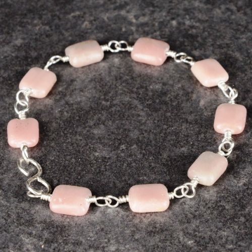 Square Morganite Bracelet 01 Full View