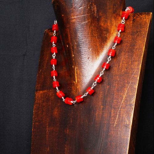 Red Coral Choker 01
